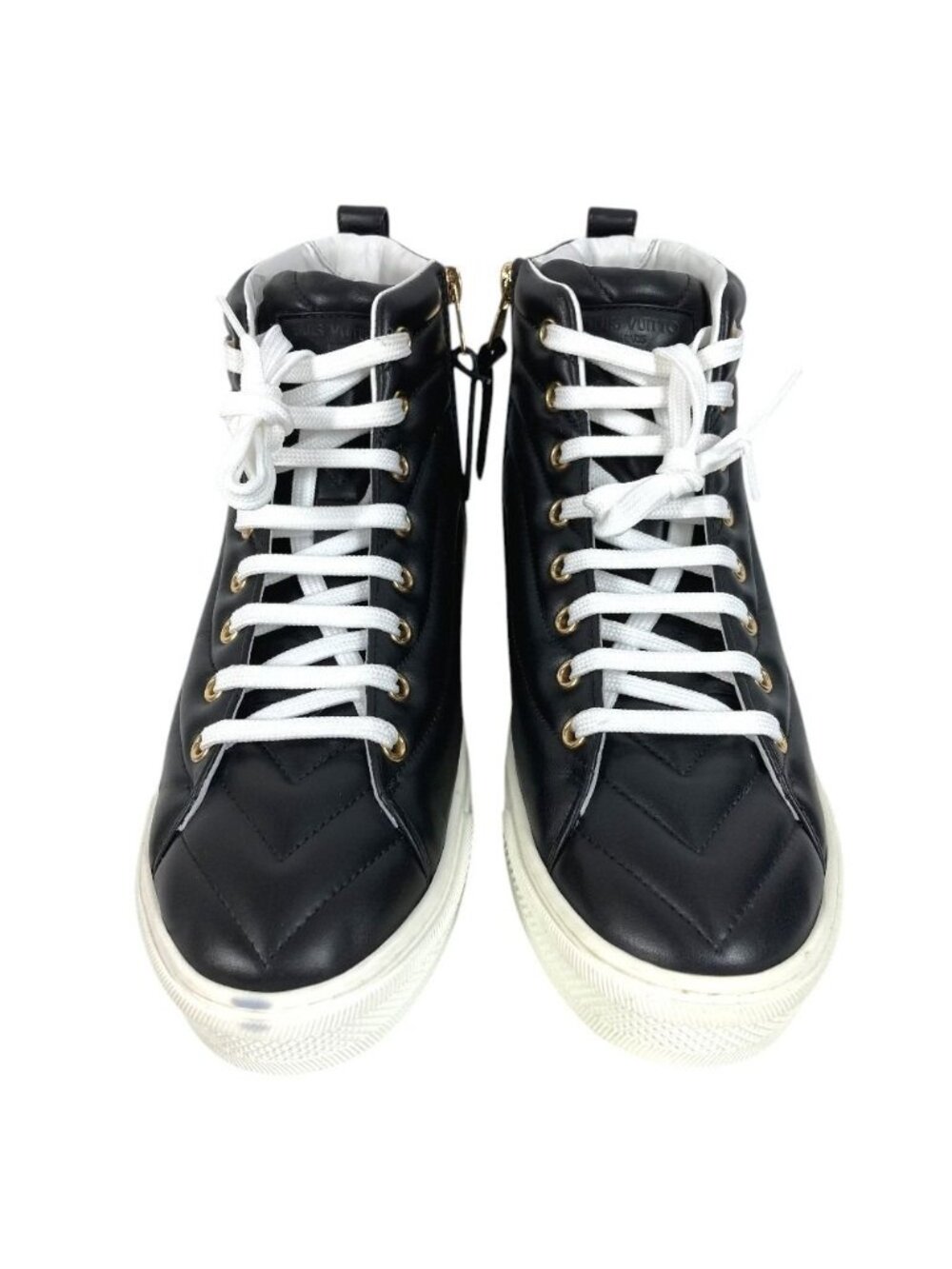 Louis Vuitton Sneakers Stella Line Leather Black - Picture 2 of 9